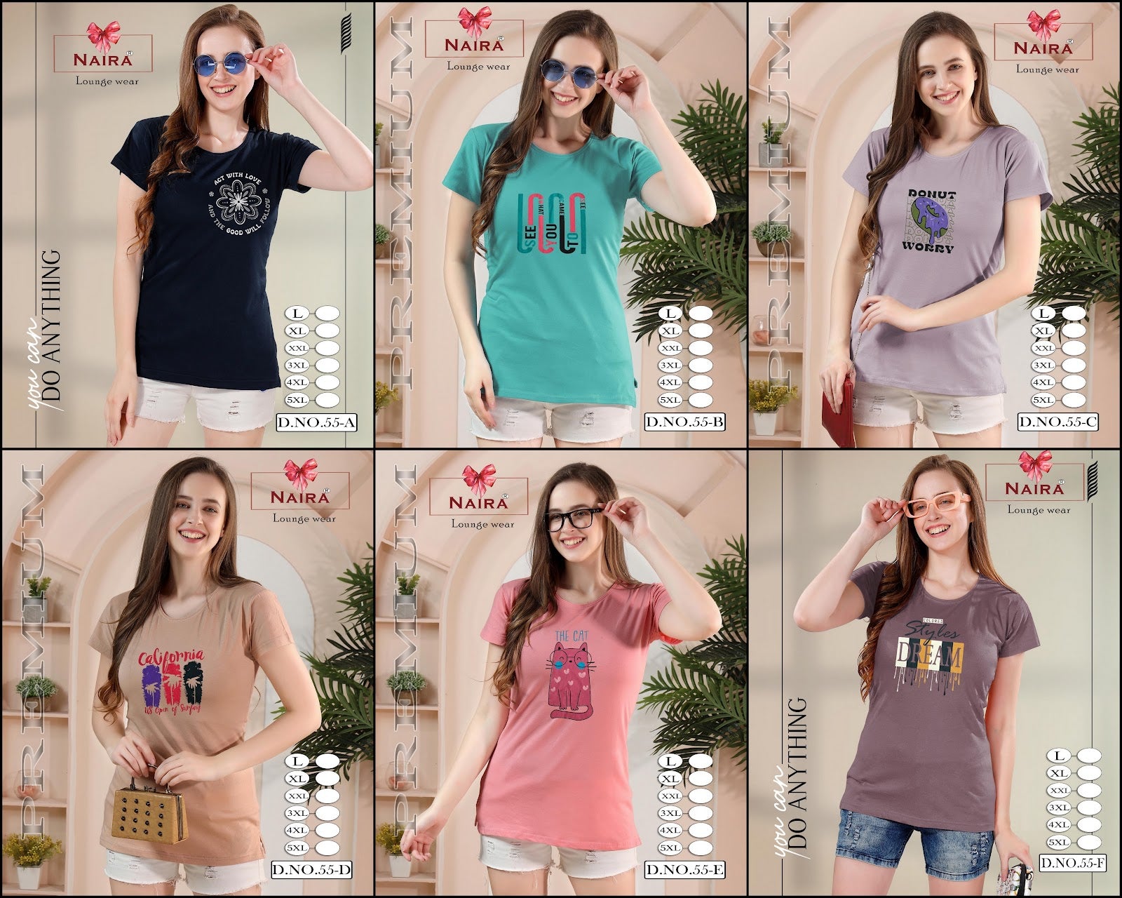 Design 55 Kavyansika Hosiery Cotton Women Tshirt Supplier Gujarat