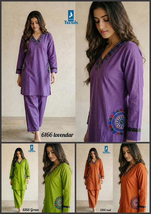Design 6166 Kaya Cotton Co Ord Set Wholesaler