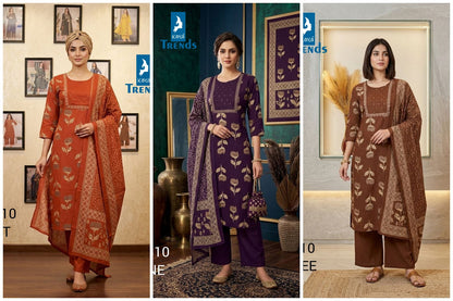 Design 6310 Kaya Trends Readymade Cotton Pant Suits Supplier