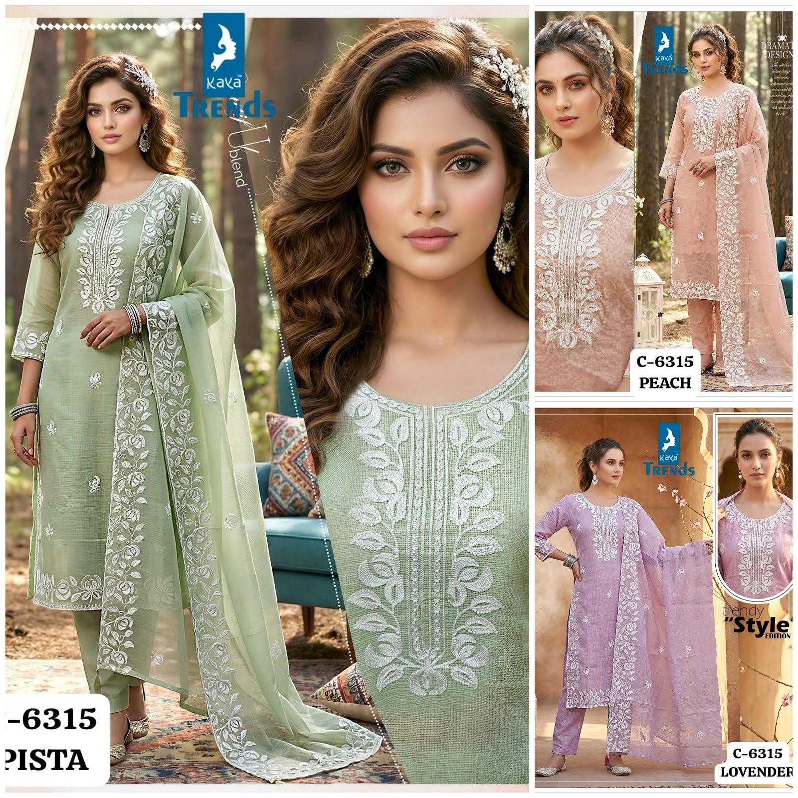Design 6315 Kaya Trends Kota Readymade Pant Style Suits Manufacturer Ahmedabad