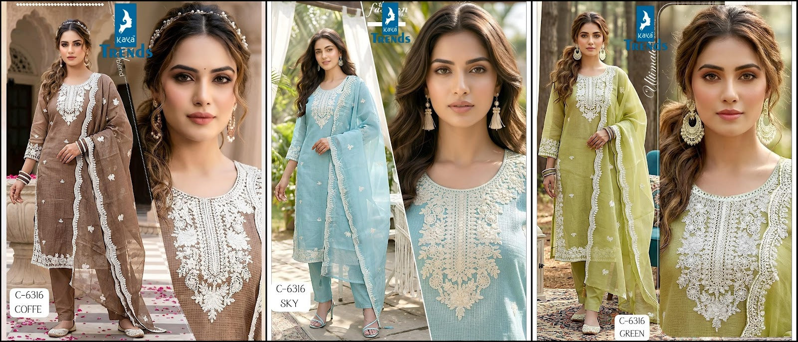 Design 6316 Kaya Trends Readymade Pant Style Suits Manufacturer Gujarat