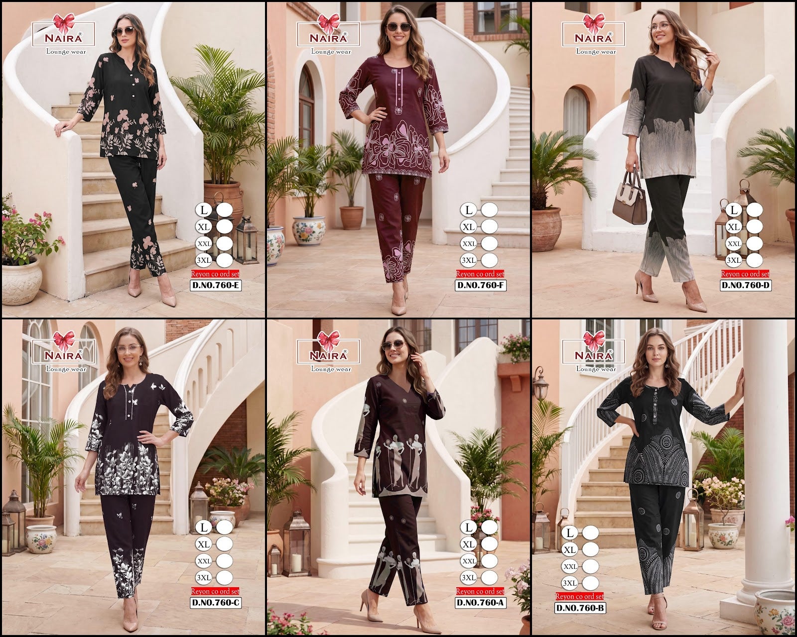 Design 760 Kavyansika Rayon 22Kg Co Ord Set Manufacturer Ahmedabad
