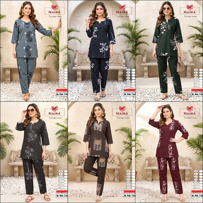 Design 768 Plus Size Kavyansika Rayon 22Kg Co Ord Set Manufacturer