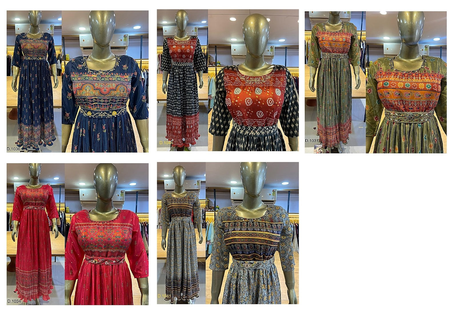 Design 8 Riya Chinon One Piece Gown