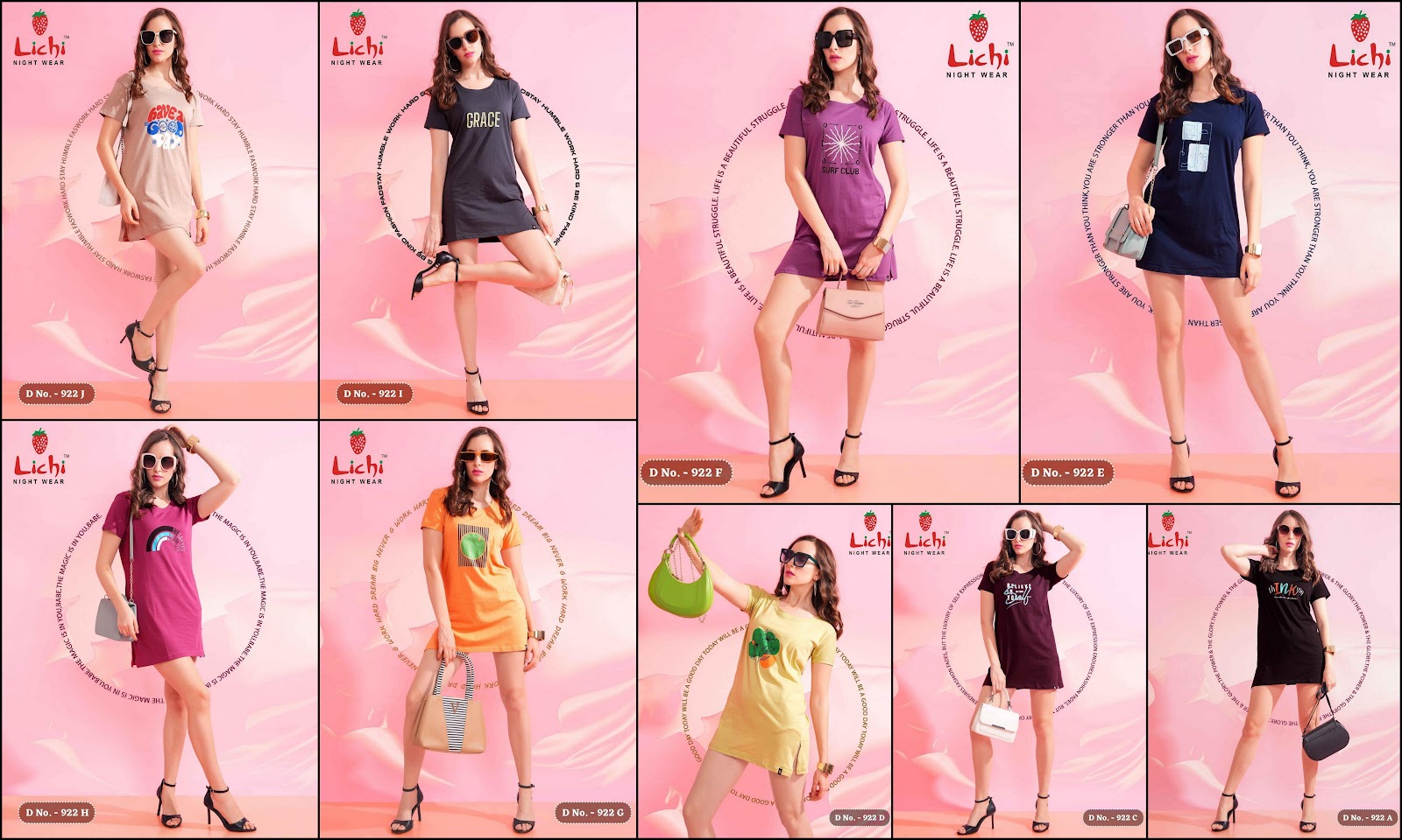 Design 922 Lichi Cotton Women Long Tshirt Supplier Ahmedabad