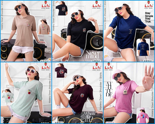 Design 924 Lichi Hosiery Women Tshirt Wholesale Price