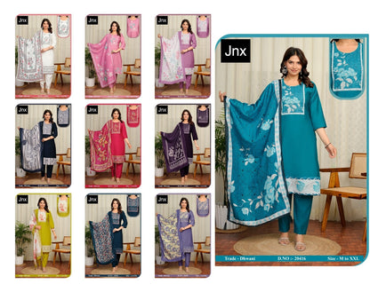 Dhwani Jnx Vertican Readymade Pant Style Suits Wholesale Price