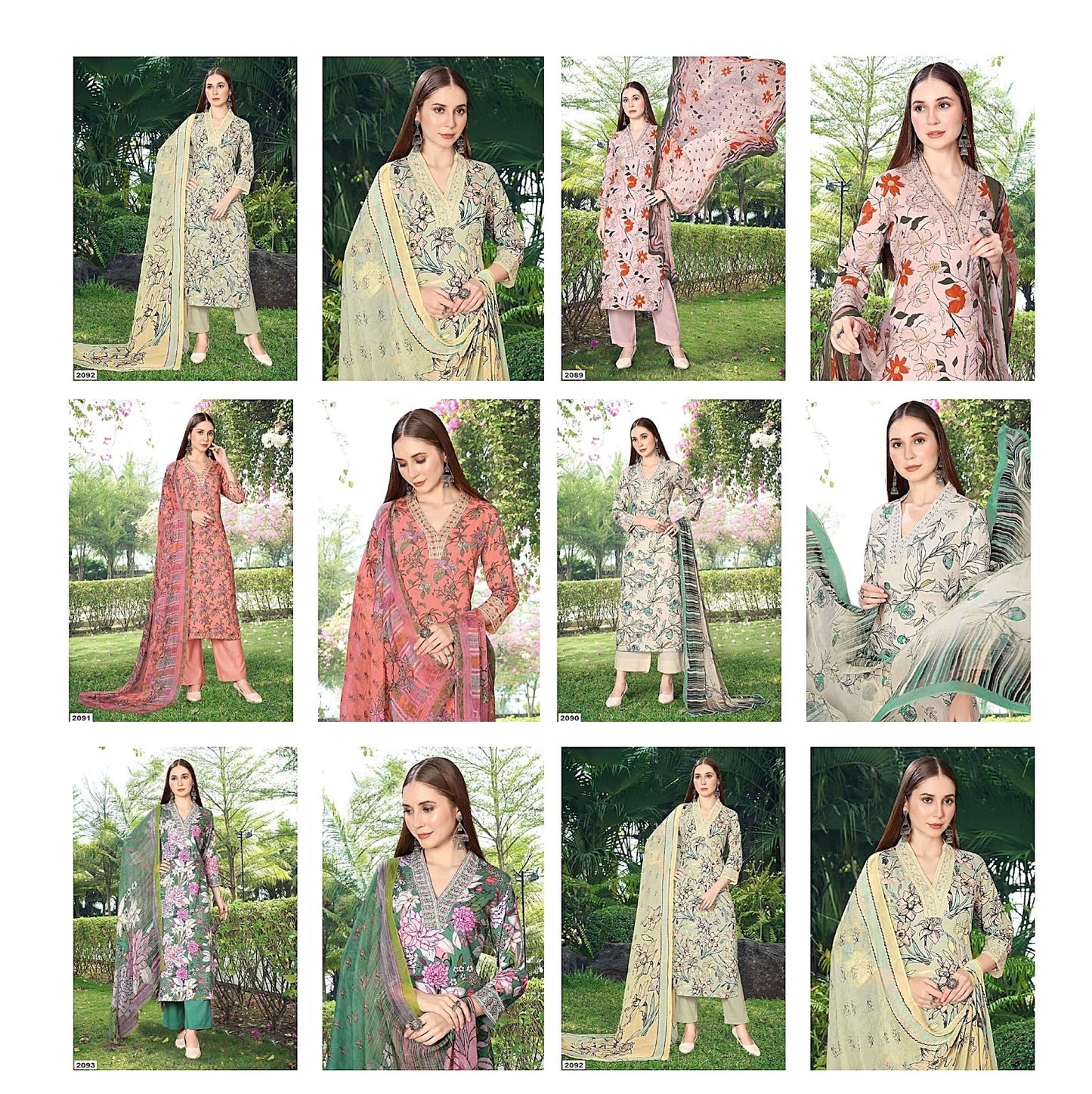 Diamond Saanja Cotton Pant Style Suits