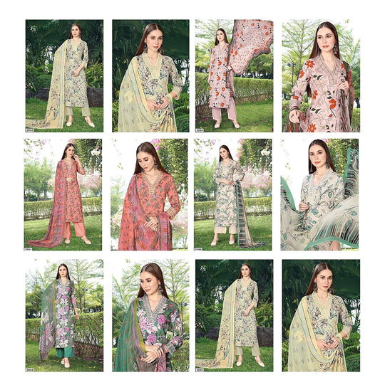 Diamond Saanja Cotton Pant Style Suits