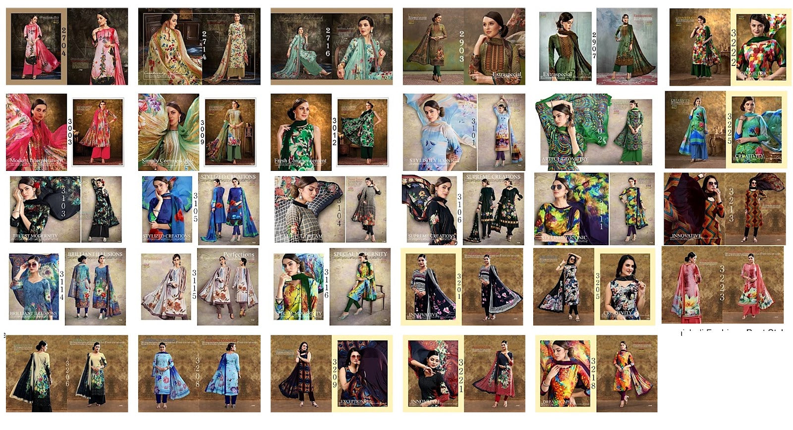 Digital Series Vaishali Fashions Crape Pant Style Suits Wholesaler Ahmedabad