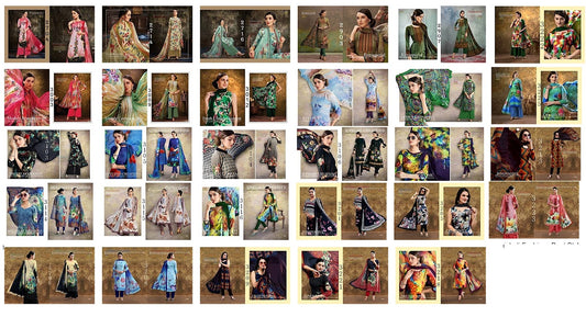 Digital Series Vaishali Fashions Crape Pant Style Suits Wholesaler Ahmedabad