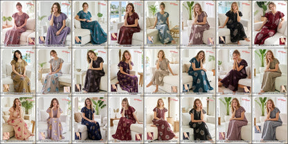 Dn 1139-1146 Ruchee Fashion Alpine Night Gowns Manufacturer