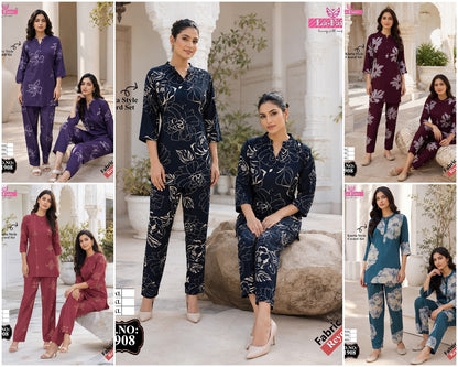 Dno 1908 La Fairy Reyon Co Ord Set Wholesale Price