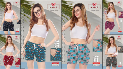 Dno 2296 Kavyansika Hosiery Cotton Women Shorts Wholesale Price