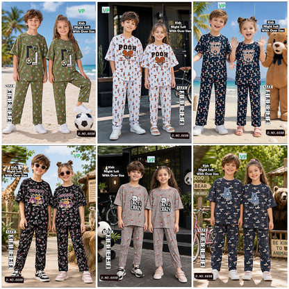 Dno 6698 110726 Vp Hosiery Cotton Unisex Kids Co Ord Set Manufacturer Gujarat