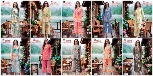 Dream Girl 128-137 Karissa Muslin Co Ord Set Exporter India
