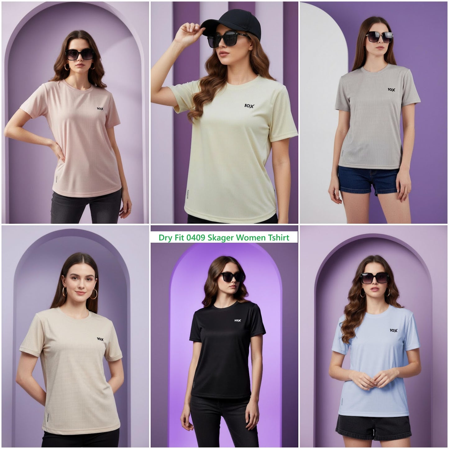 Dry Fit 0409 Skager Women Tshirt Wholesaler Ahmedabad