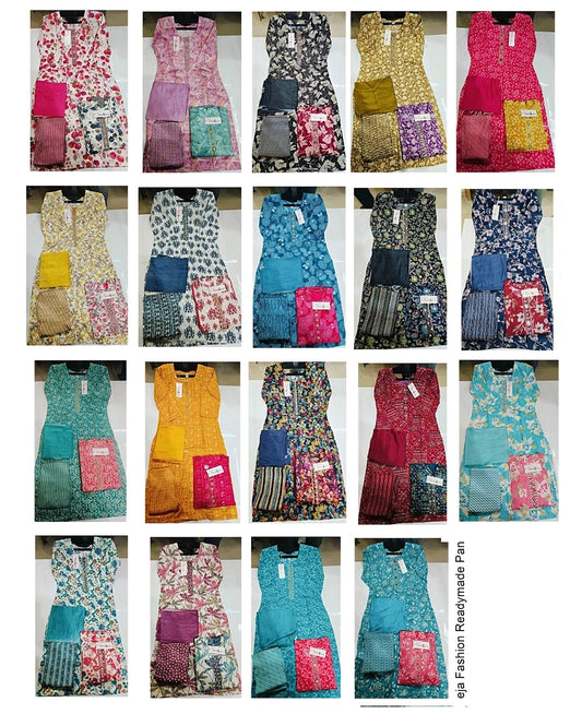 Ekta Series Dveeja Fashion Capsule Print Readymade Pant Style Suits Exporter Ahmedabad