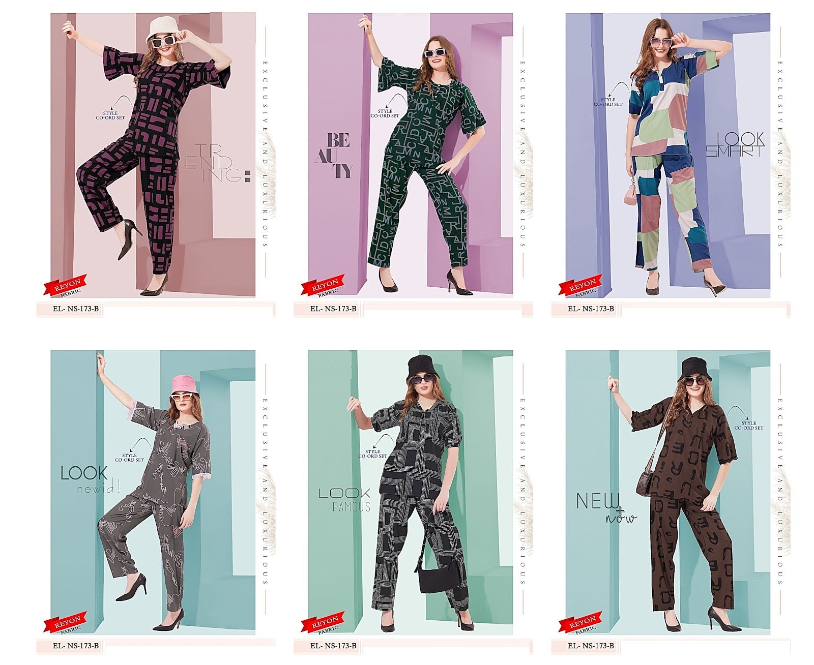 El Ns 173 B Mnt Reyon Co Ord Set Exporter Gujarat