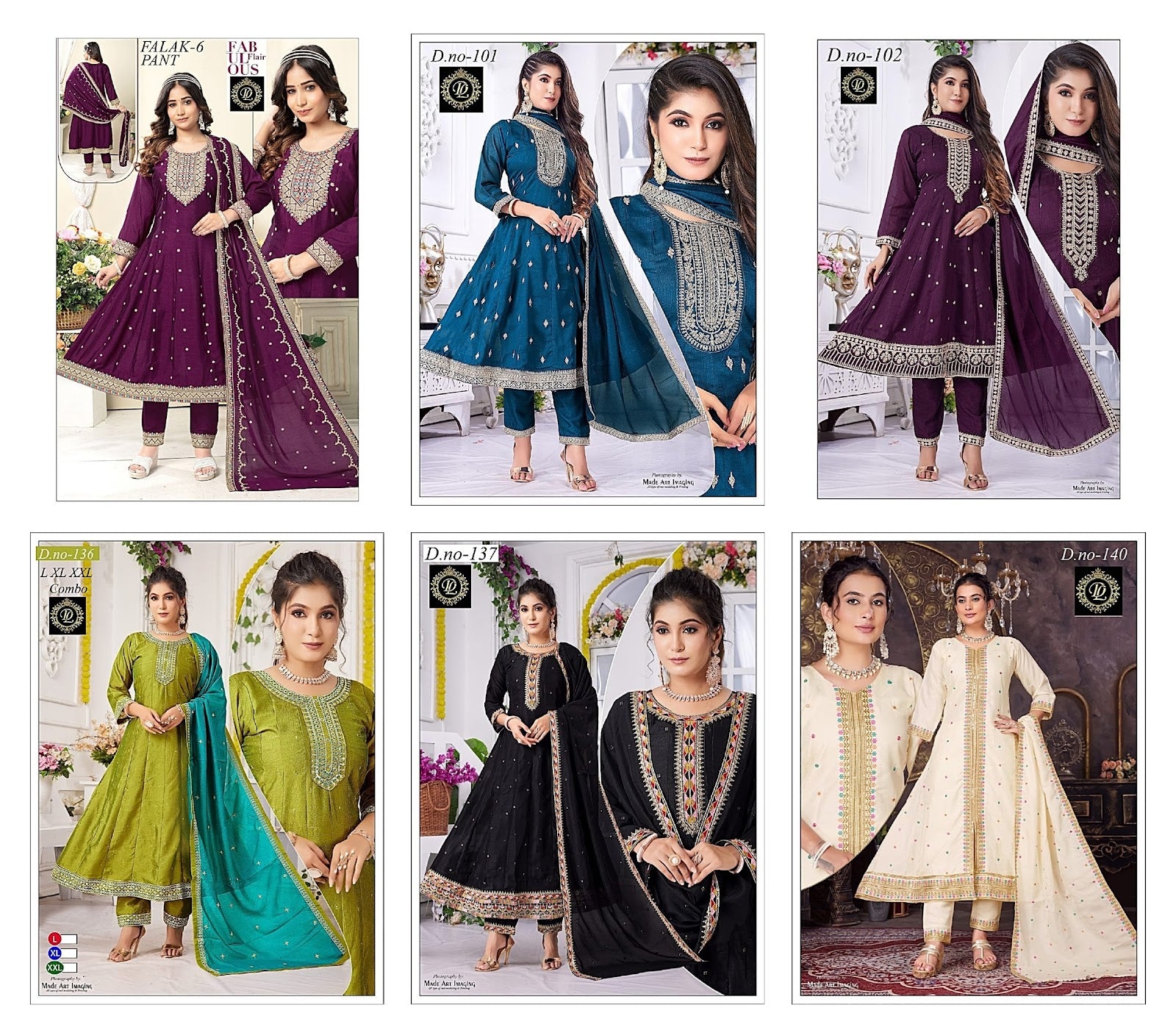 Falak Het Readymade Pant Style Suits Supplier Gujarat