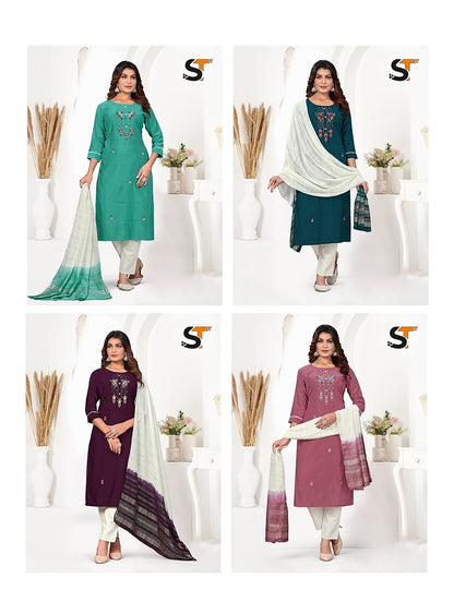 Festival Special Salas Cotton Readymade Pant Style Suits Wholesaler