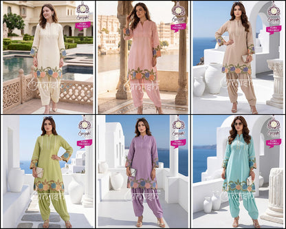Flora Vol 1 Anjish Chanderi Co Ord Set Manufacturer India