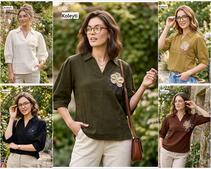 Flower 010626 Koleyti Stylish Tops Supplier Ahmedabad