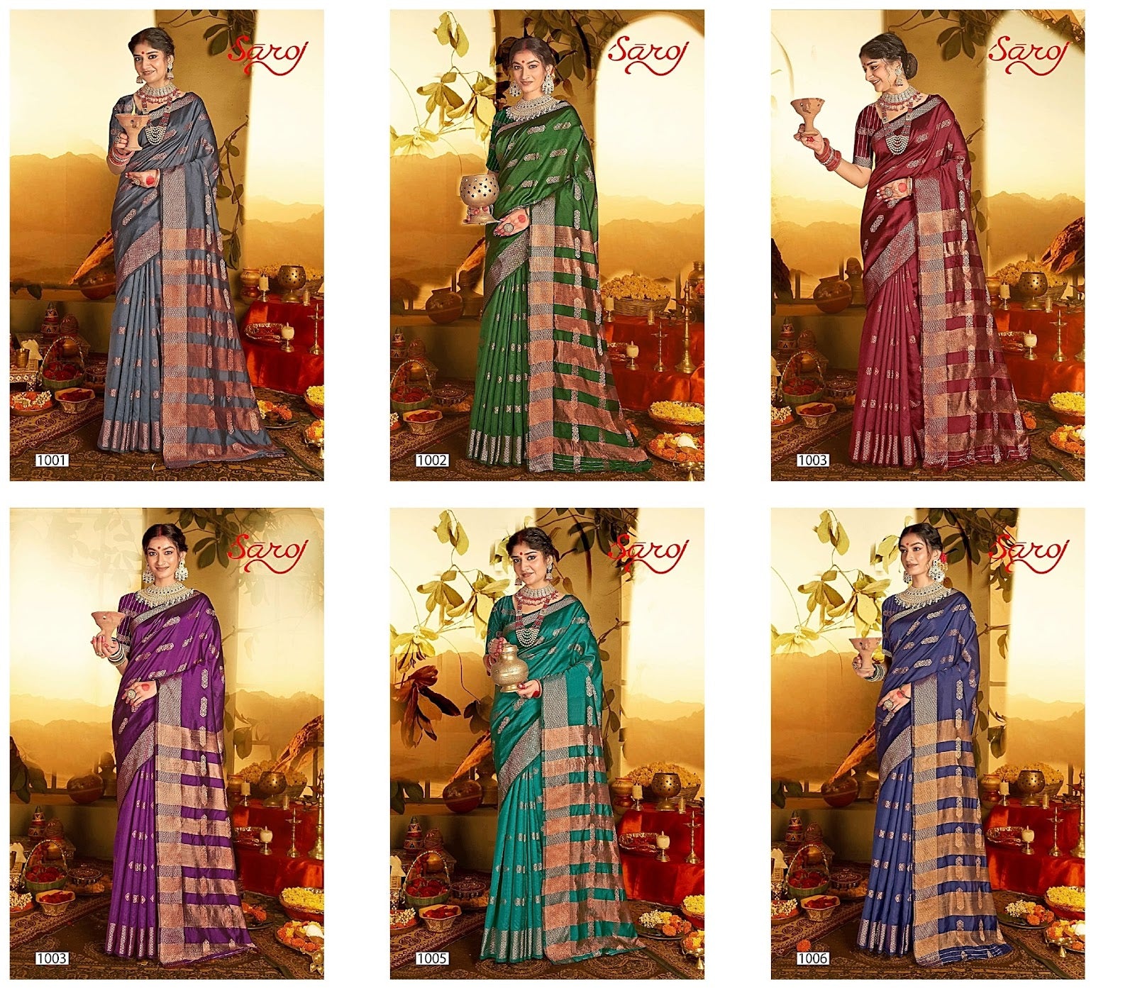 Gangotri Vol 2 Saroj Soft Silk Sarees Wholesale Price
