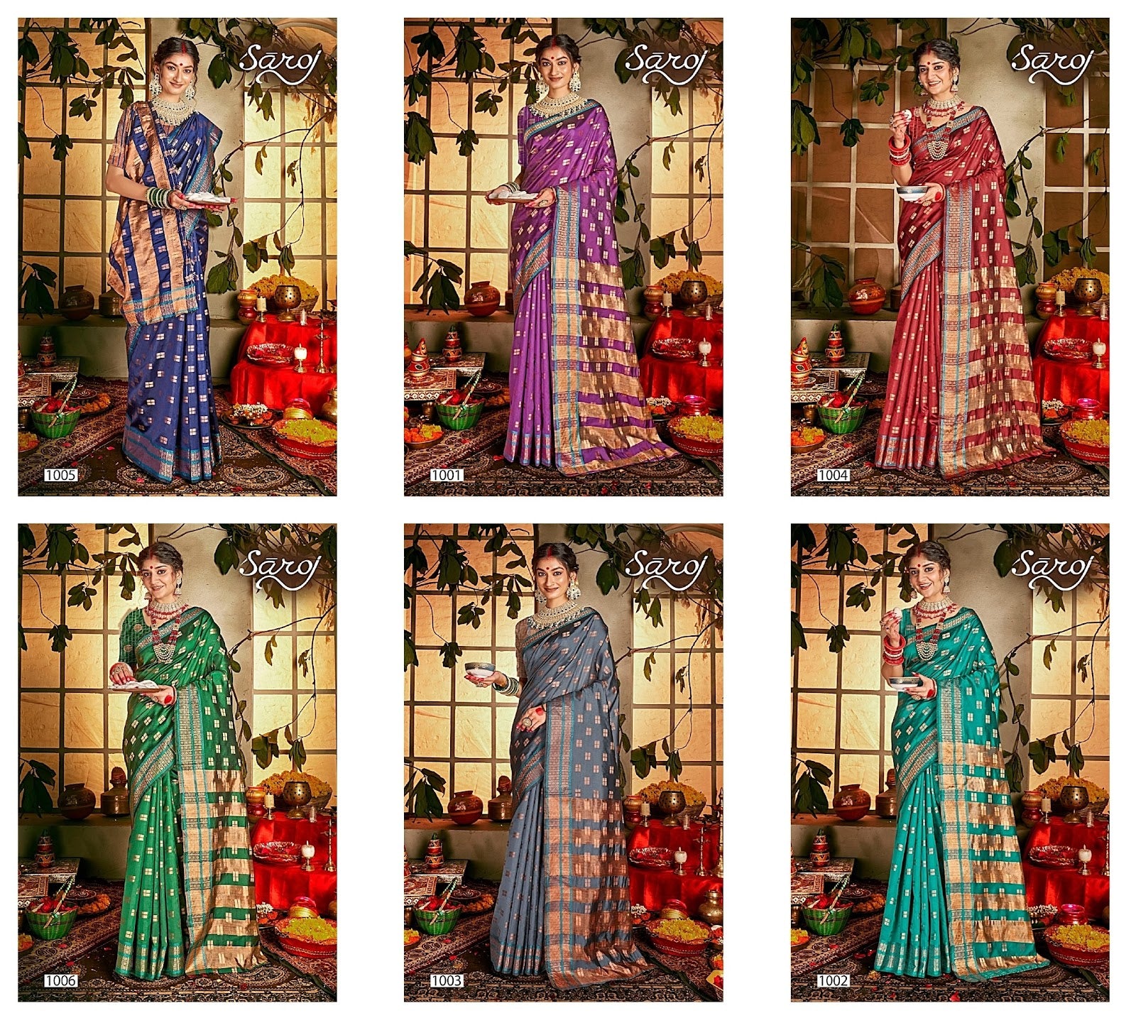 Gangotri Vol 3 Saroj Soft Silk Sarees Wholesaler India