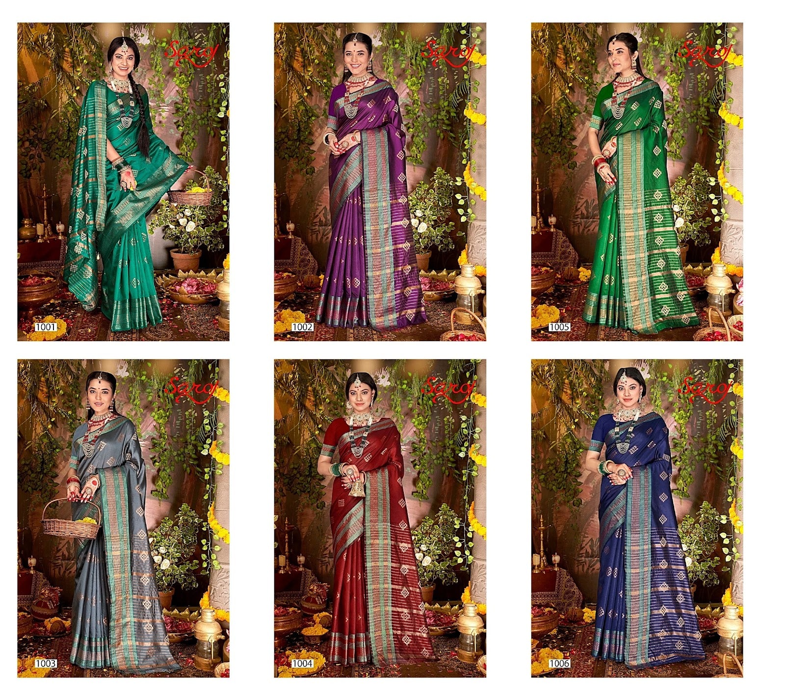 Gangotri Vol 4 Saroj Soft Silk Sarees Exporter India