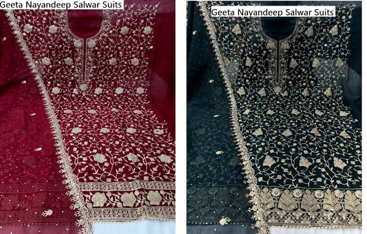 Geeta Nayandeep Silk Salwar Suits Exporter Gujarat