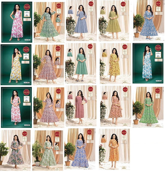Georgette-Anarkali Valas One Piece Supplier