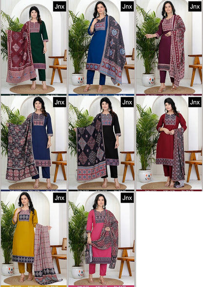 Glitz Jnx Readymade Cotton Pant Suits Supplier