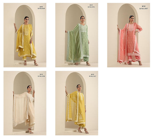 Gulshan 2 Renik Fashion Viscose Simmer Readymade Pant Style Suits Wholesale Price