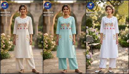 Hanshika Vitara Cotton Co Ord Set Wholesale