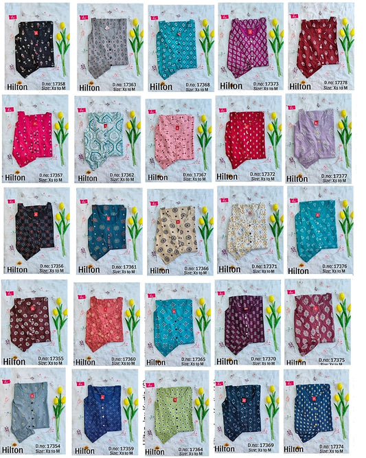 Hilton Jnx Rayon Kurtis Manufacturer India