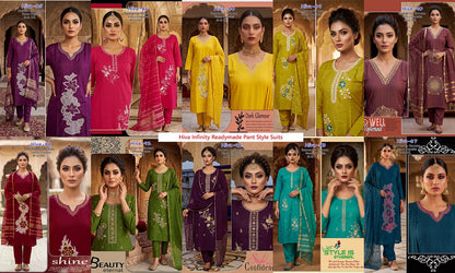 Hiva Infinity Roman Readymade Pant Style Suits Manufacturer Ahmedabad