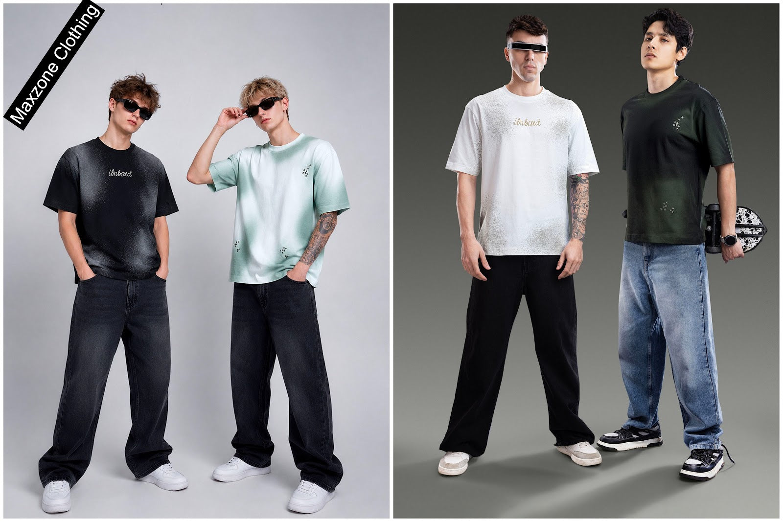 Iho M021 2850 Oversize Maxzone Clothing Cotton Mens Tshirts Manufacturer