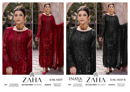 Inaya Vol 2 Zaha Georgette Pakistani Salwar Suits Wholesaler