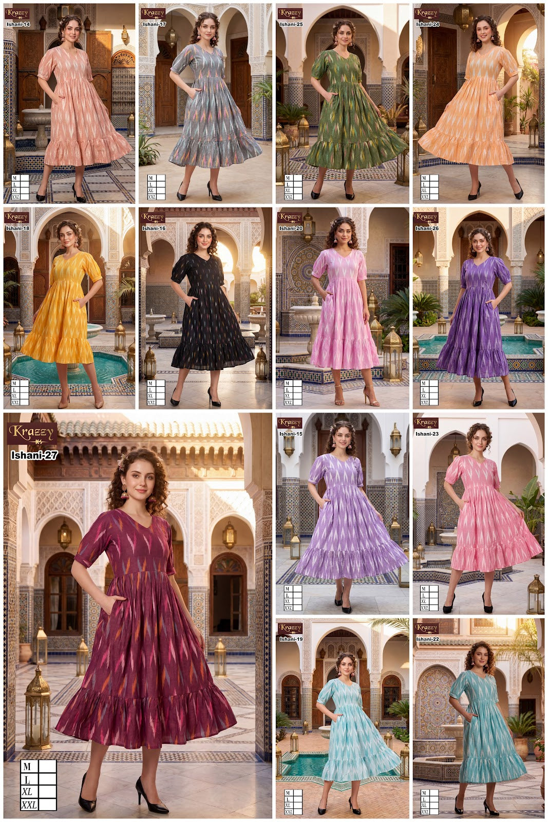 Ishani Krazzy Kanha Ikkat One Piece Wholesale