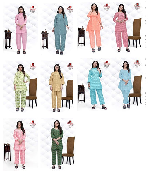 Jaipuri Coat Vol 6 Ganpati Cotton Co Ord Set Exporter India
