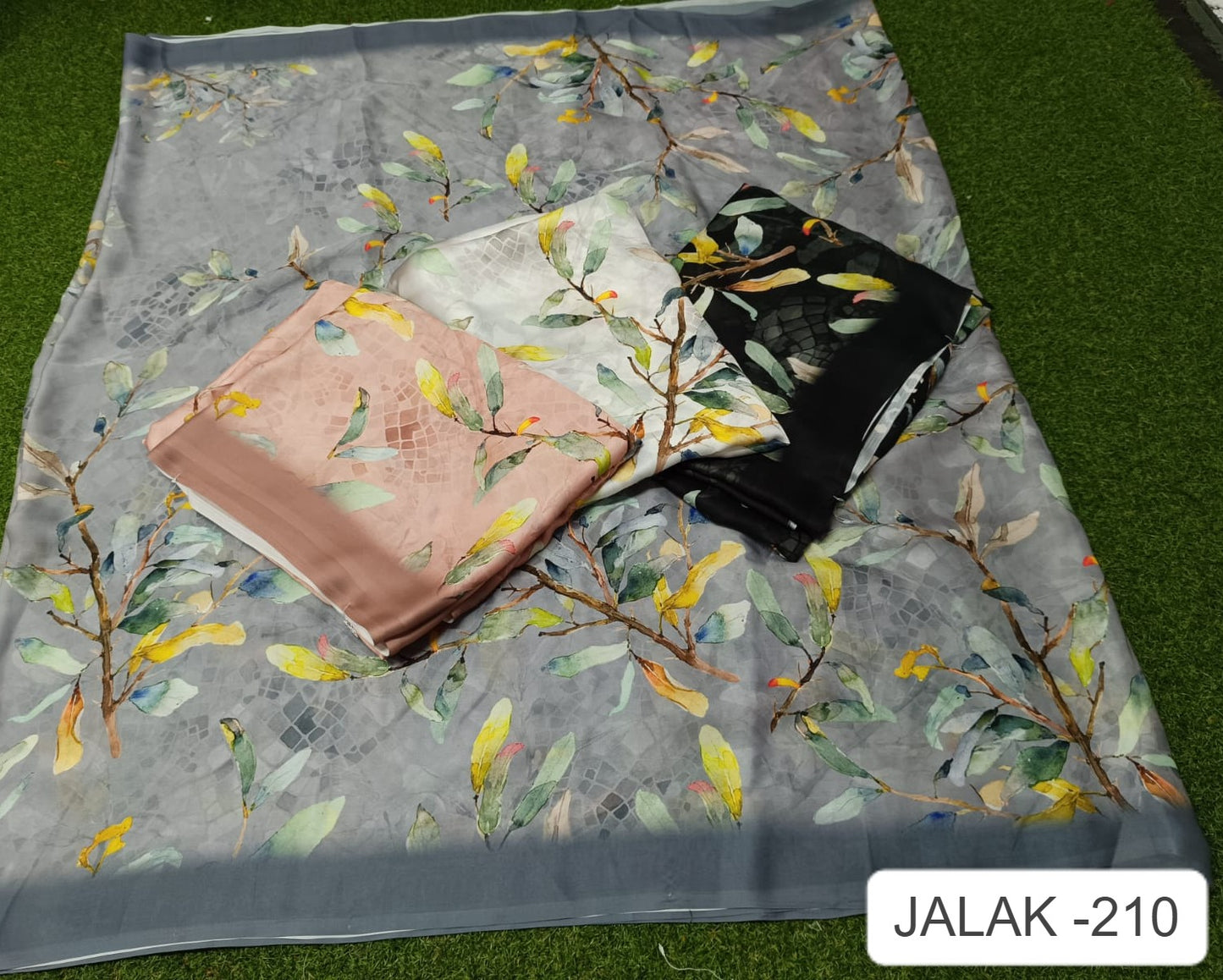 Jalak 210 Kalpveli Satin Georgette Sarees