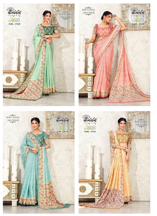 Jalak 213 Kalpveli Soft Cotton Sarees