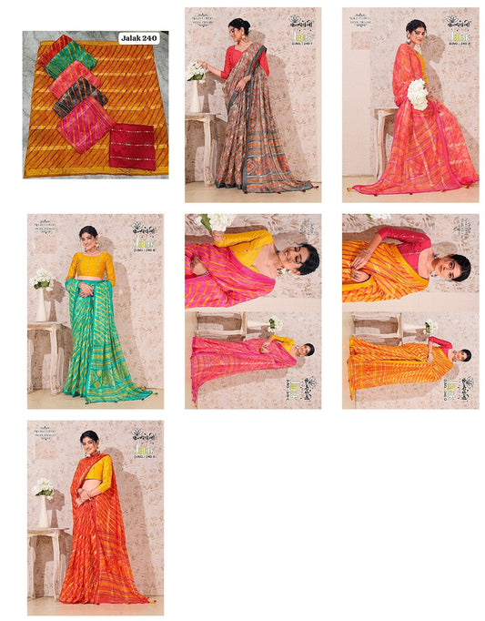 Jalak 240 Kalpveli Spun Cotton Sarees Supplier Ahmedabad