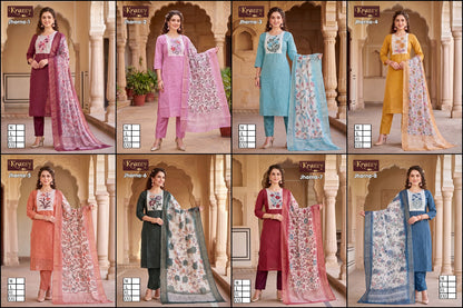 Jharna Krazzy Kanha Readymade Pant Style Suits Manufacturer Gujarat