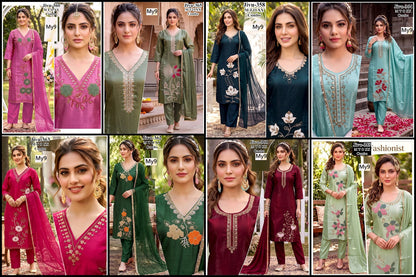 Jivu My9 Roman Readymade Pant Style Suits Exporter Gujarat