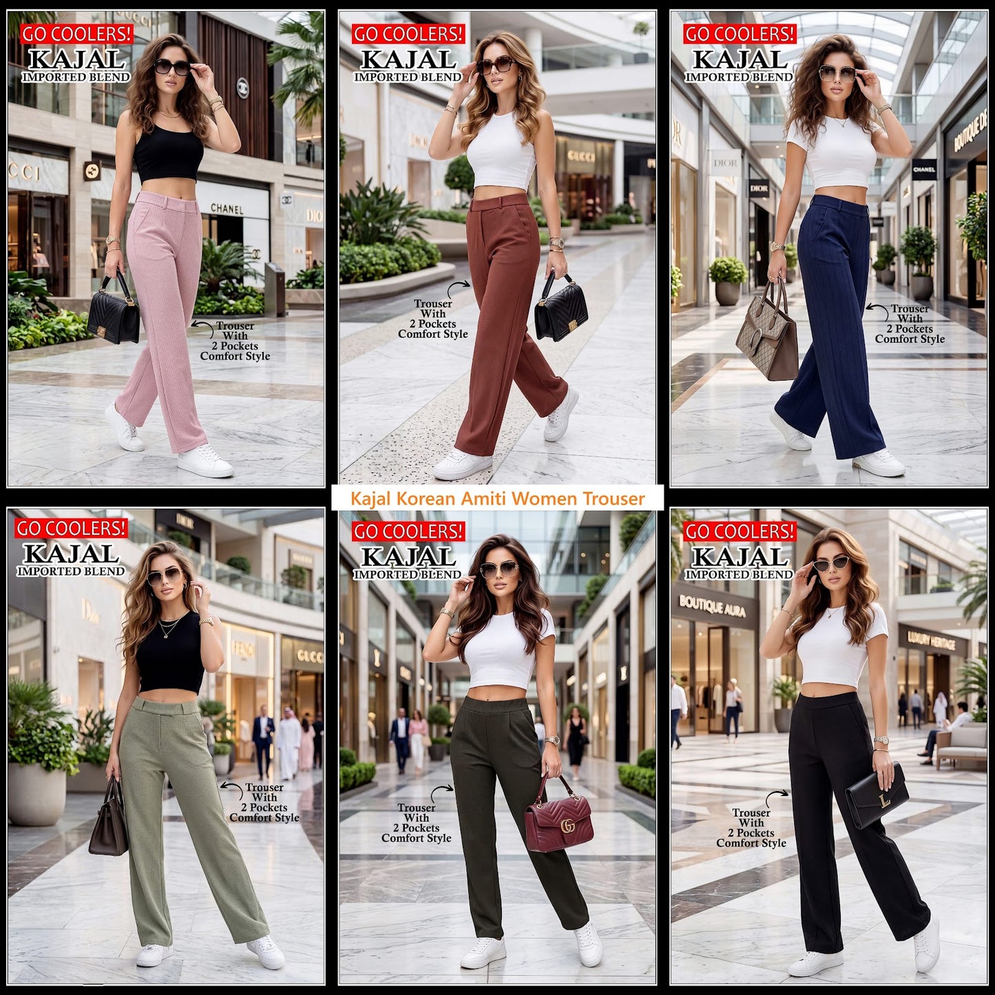 Kajal Korean Amiti Imported Women Trouser Manufacturer Ahmedabad