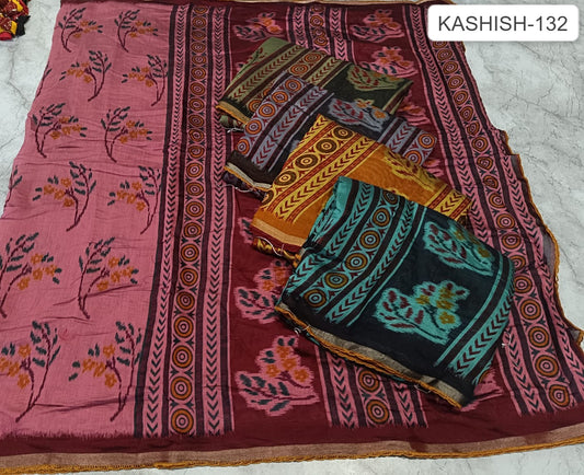 Kashish 132 Kalpveli Muslin Sarees Supplier Gujarat