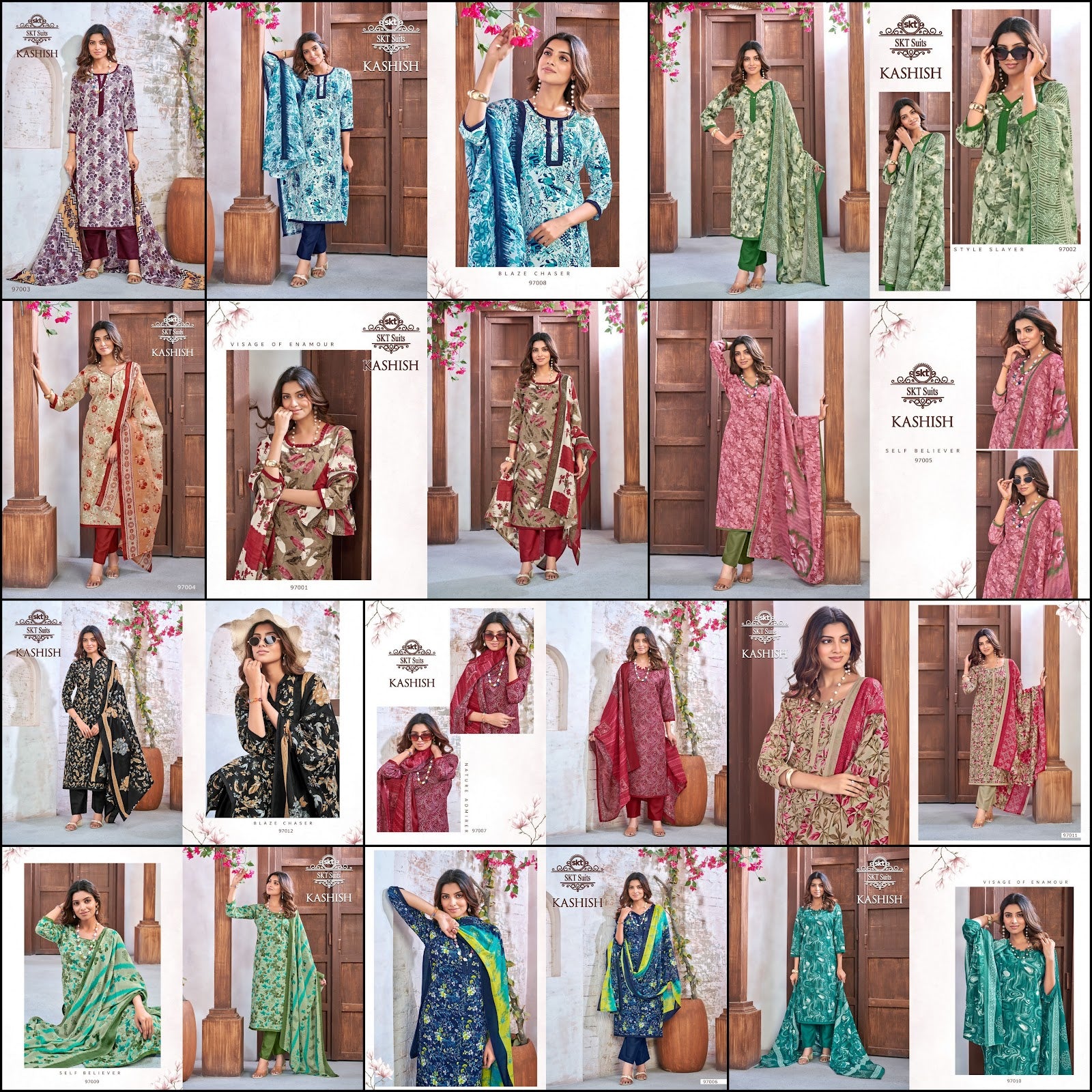 Kashish Skt Cotton Pant Style Suits Supplier