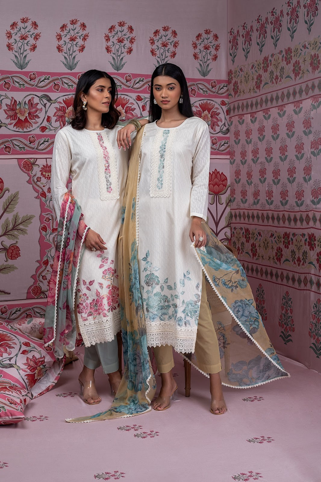 Khayaa Naariti Pure Cotton Pant Style Suits Exporter Ahmedabad
